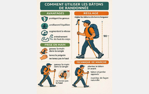 Comment bien utiliser ses bâtons de randonnée ?